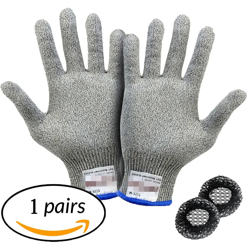 Guantes de seguridad para pesca, protección AS, anticortes, resistentes al corte, transpirables, para exterior, pescado, carne, aparejos de corte, asistencia