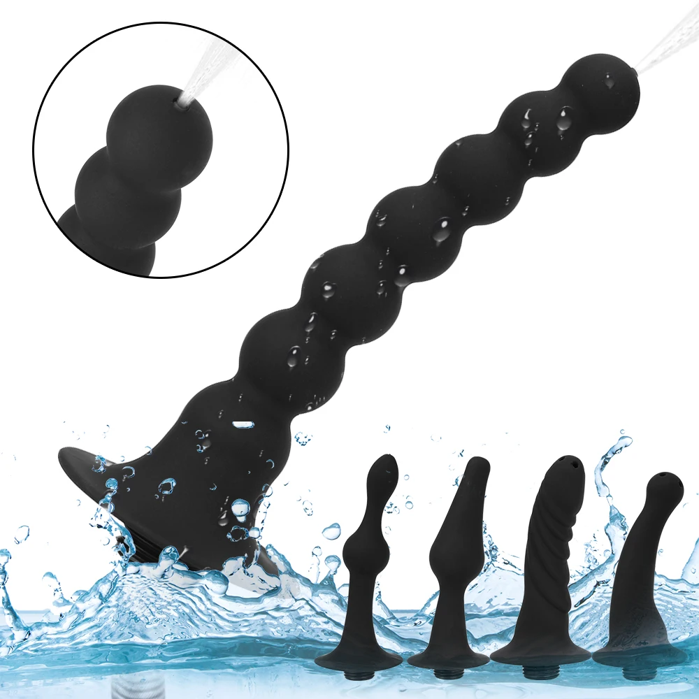 التطهير المهبلي دش رئيس أدوات الجنس سيليكون للأزواج الشرج حقنة شرجية نظافة المهبل غسل القولون الدوش فوهة الشرج حقنة