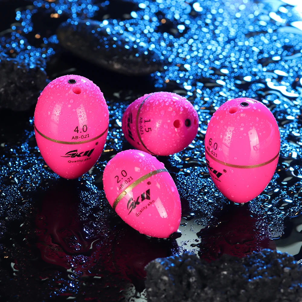 3.0 4.5 Pink ABS Fishing Float Buoy Anti-collision Fall Resistant Pumice Plug-in Light Rock Sea Fishing Accessories 2022 New