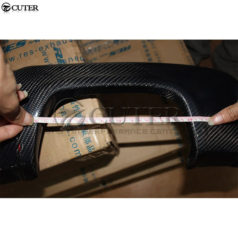 F30 3 Series 1m Style Carbon Fiber Rear Bumper Diffuser Lip Four Out Exhaust for Bmw F30 328i Car Styling 13-15