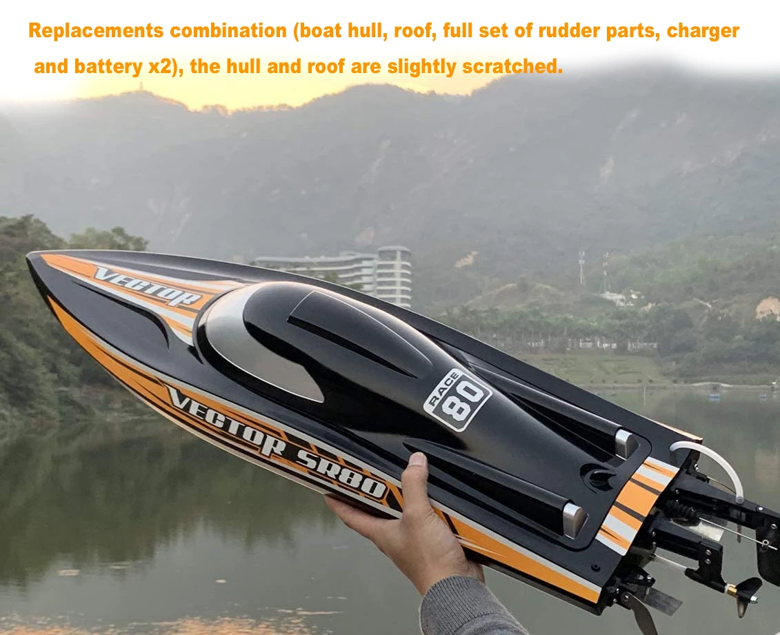 Replacement Parts Accessories Apply In S2 Pro. Vector SR80 80cm Remote Control Brushless Speed Boat