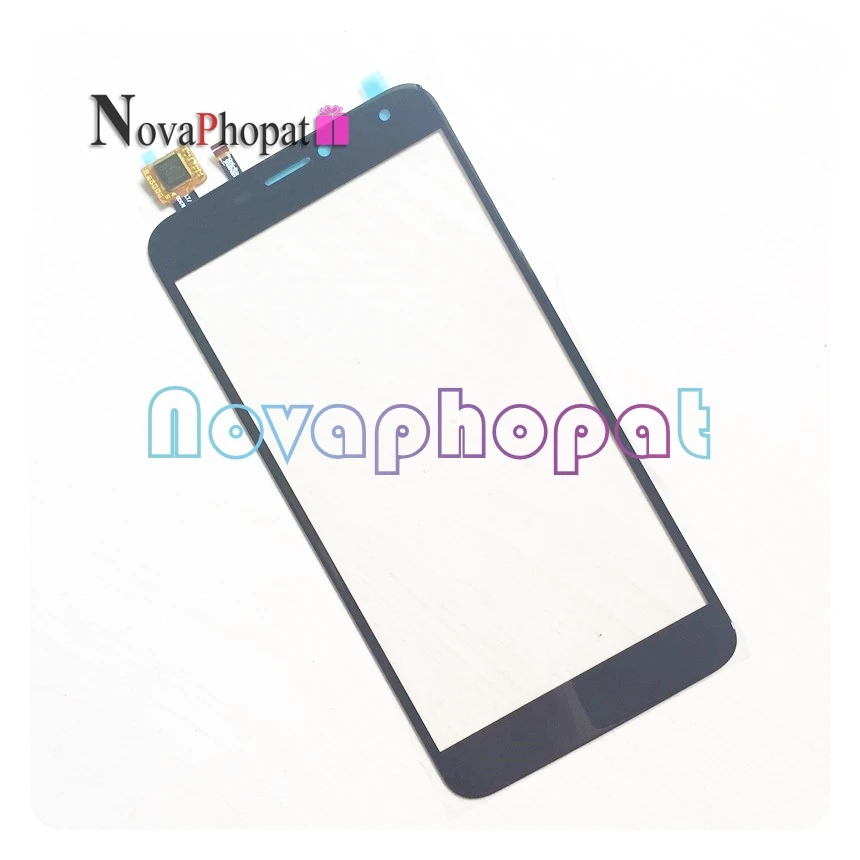 

10PCS Novaphopat Black Touchscreen For BQ Mobile BQS-5520 Mercury BQS 5520 Touch Screen Digitizer Front Glass Lens Sensor