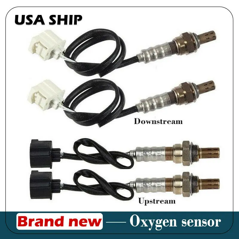 

4pcs O2 Oxygen Sensor Upstream & Downstream For Jeep Liberty V6 3.7L 2002 2003