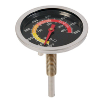 Steel BBQ Grill Thermometer BBQ Steel Thermometer Cooking Accessories