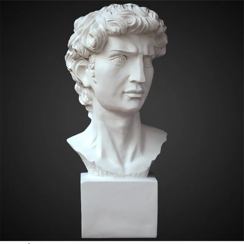 

CREATIVE DAVID ART SCULPTURE MICHELANGELO BUONARROTI FIGURINE HOME DECORATION ACCESSORIES RESIN CRAFTS DAVID STATUE R5225