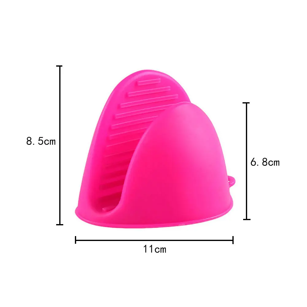 Silicone world Microwave Silicone Oven Gloves Heat Resistant Mitt Anti-slip Grips Bowl Pot Clips Kitchen Baking Cooking Gadgets