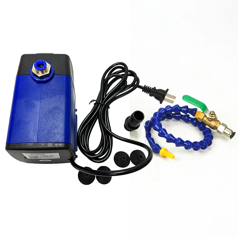CNC Milling Machine Water Pump 75W 3.2M + Flexible Round Nozzle Coolant Pipes +2 Meters Water Pipes for CNC Router Cooling