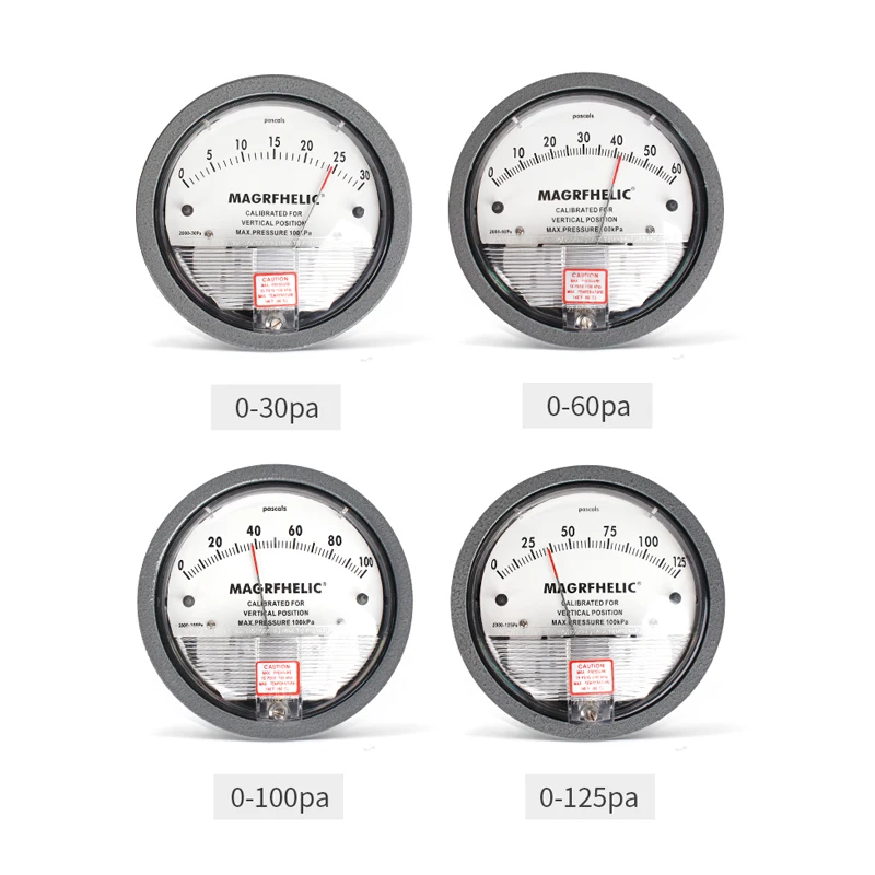 Micro Differential Pressure Meter Clean Room Differential Pressure Gauge