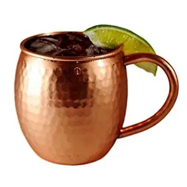 Moscow Mule Copper Mugs -1 pcs- 100% HANDCRAFTED 100% Pure Solid Copper Mugs Copper Barrel Mug Moscow Mules MADE IN TURKEY