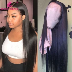 Straight Lace Front Human Hair Wigs 13x4 Transparent Lace 100% Remy Human Hair Wigs  Straight Lace Wigs For Women Human Hair