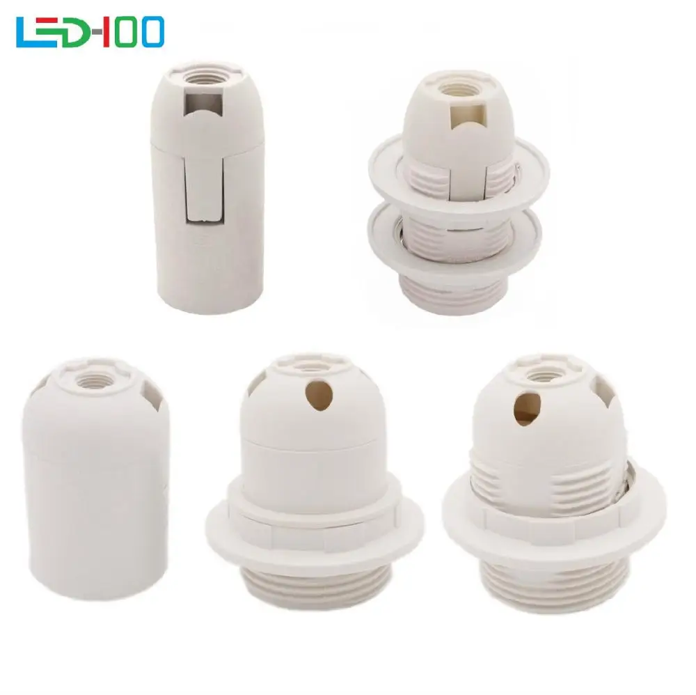 

NEW High quality White black 2A 250V E27 / E14 card-type lamp holder CE certification, e14 e27 socket Bulb holder