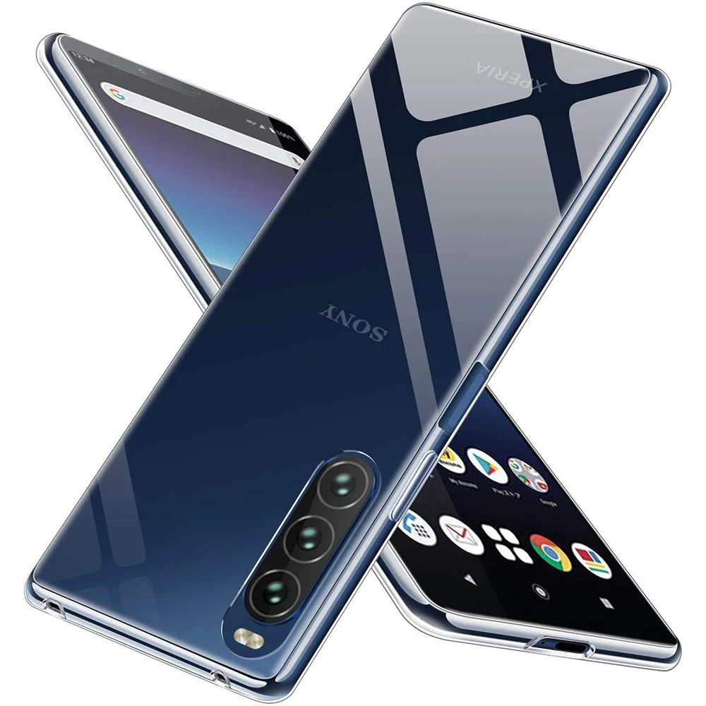 High Quality Camera Protection Case for Sony Xperia 1 5 10 ii iii Soft TPU Clear Phone Back Cover X Peria Xperia10 5G Funda