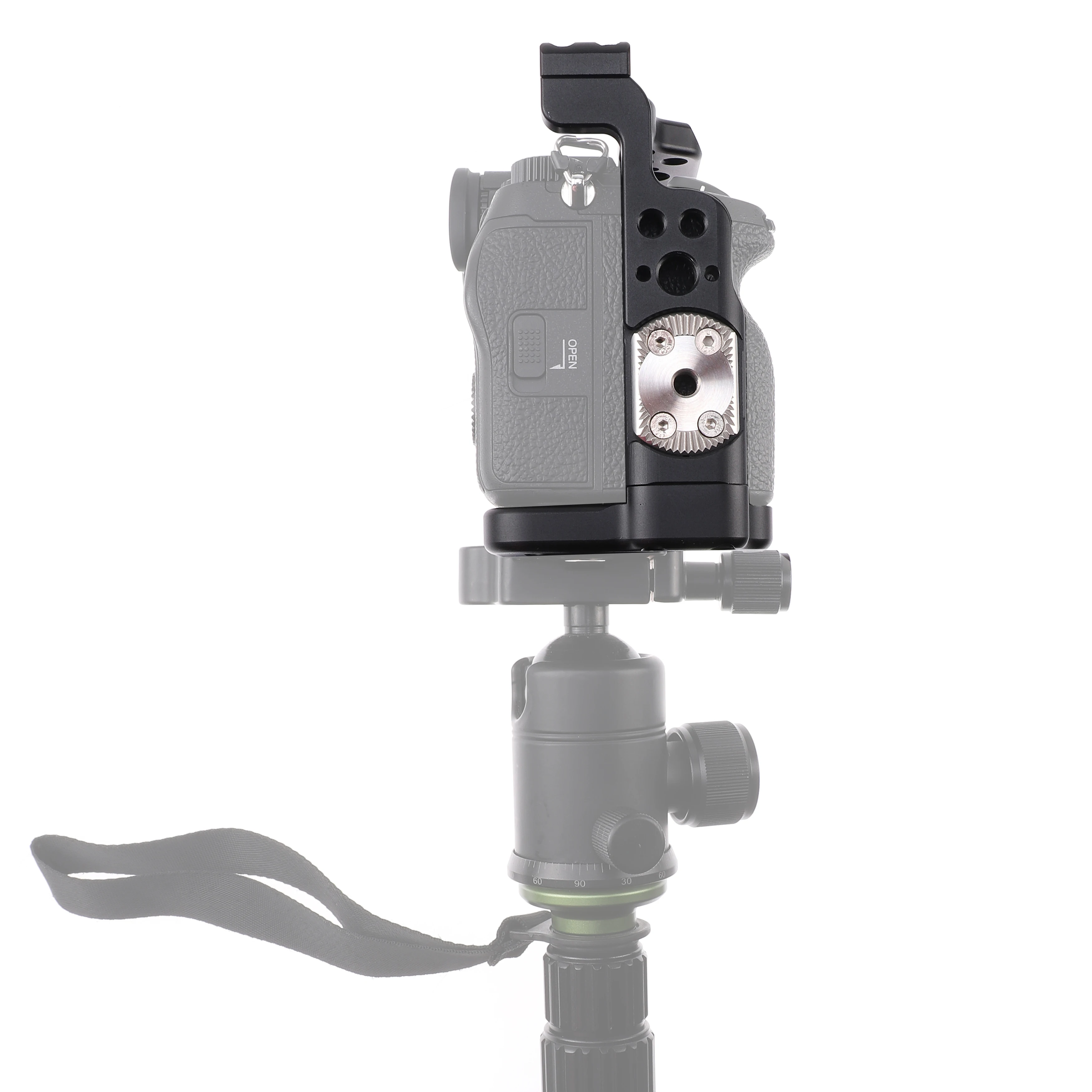 FOTGA alluminio DSLR gabbia per fotocamera telaio di estensione impugnatura superiore per fotocamera Sony A7IV A7M4 A7S3