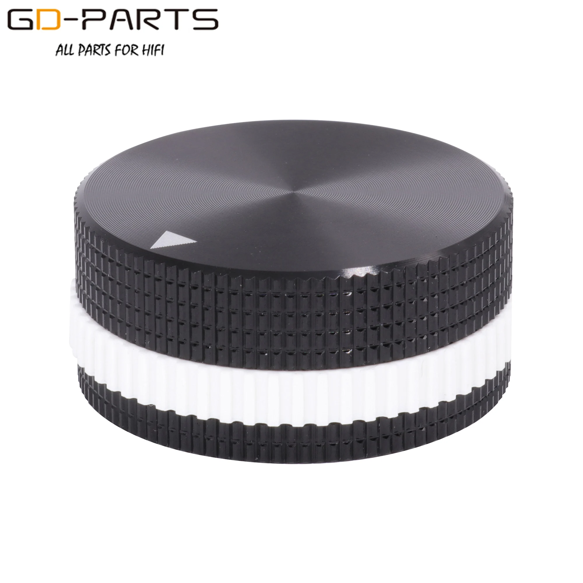 40x18mm Solide Voll Aluminium Volumen Potentiometer Set Knob Cap Mit Bunte Gummi Ring Für Hifi Audio AMP plattenspieler CD DVD DAC