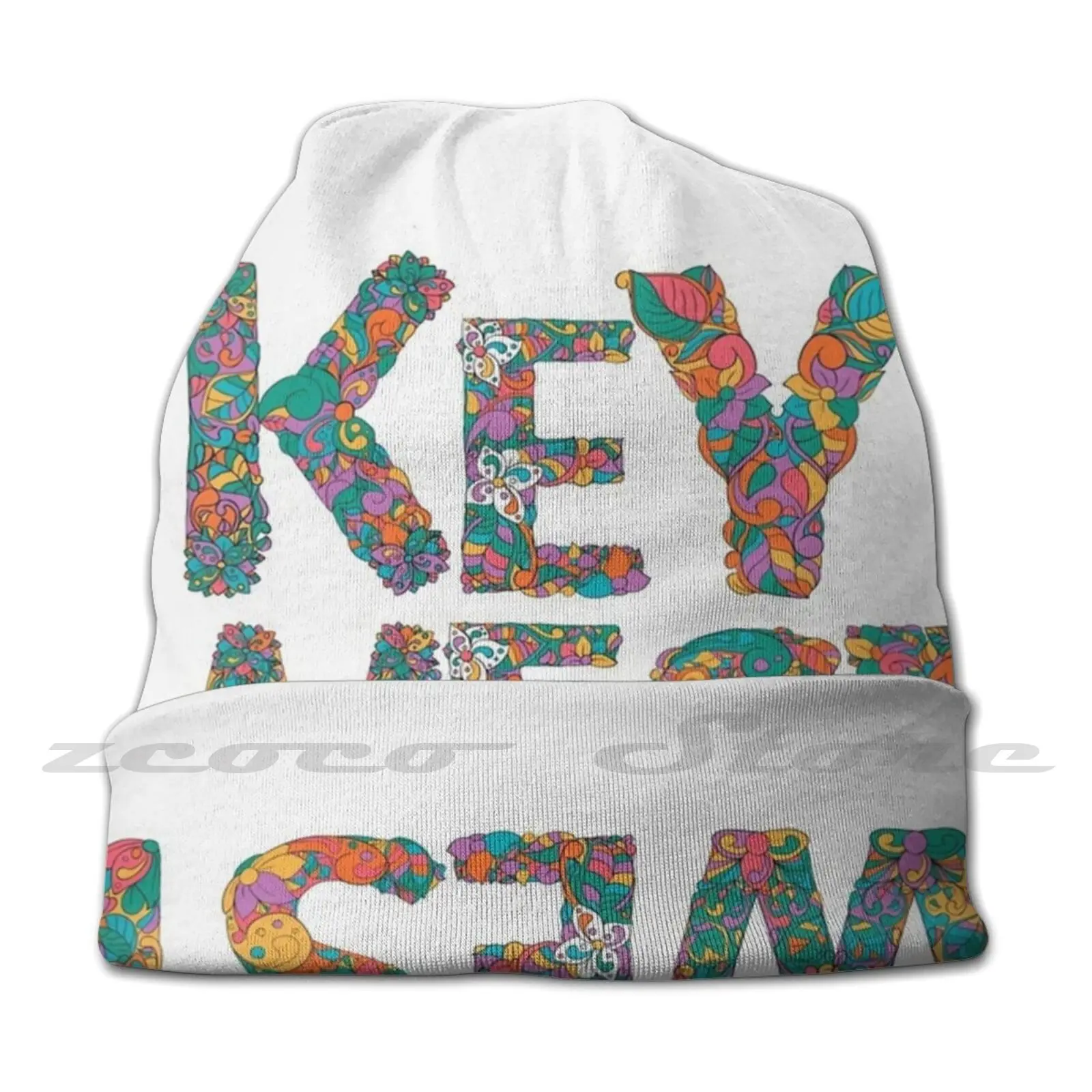 Key West Come Be Colorful Knit Hat Hedging Cap Soft Elasticity Outdoor Sports Leisure Fantasy Fest Dry Tortugas Key Key West