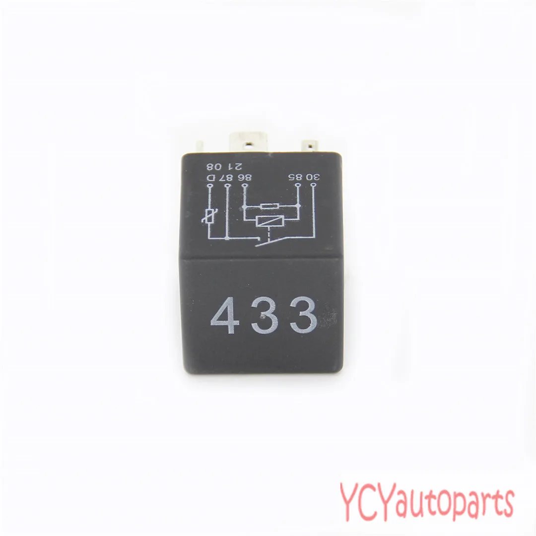 Car Relay # 433 Fit For VW Caddy EOS Golf Jetta Passat Sharan Touran Touareg AUDI A3 S3 Seat Altea Leon 3D0951253A