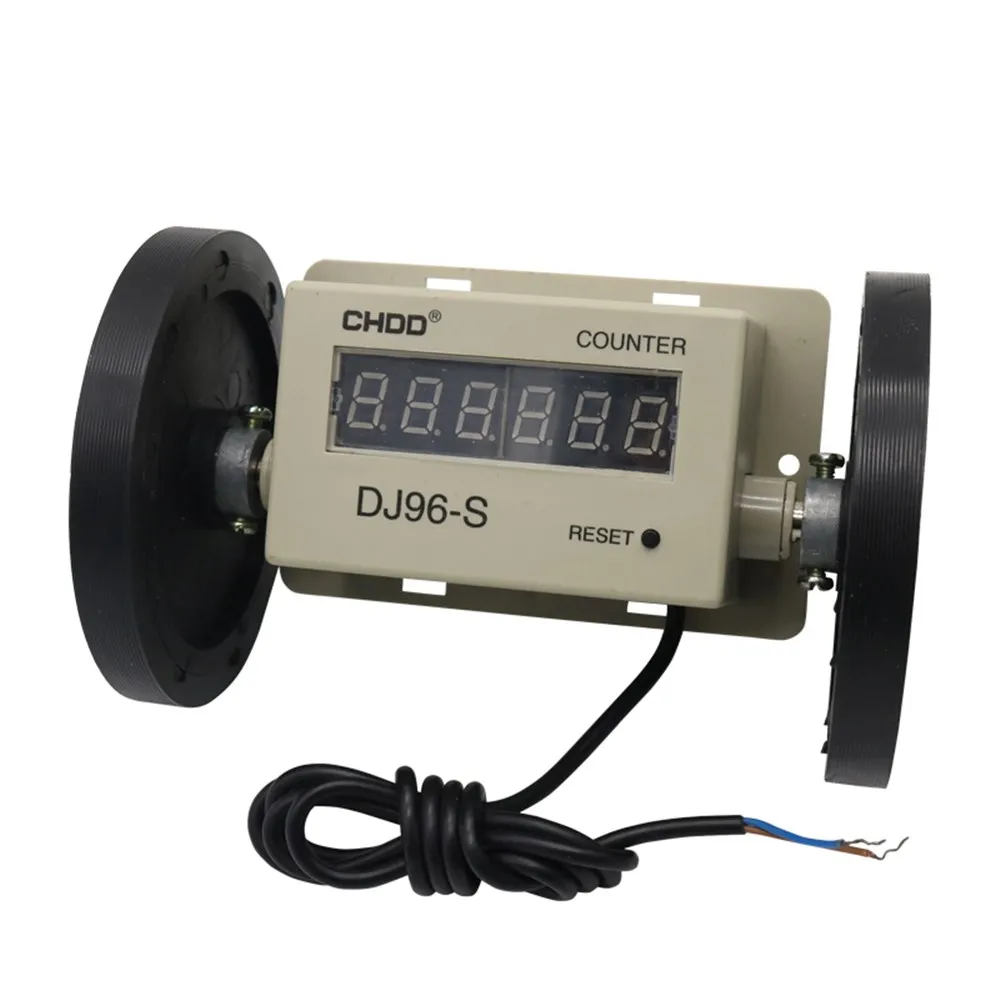 

meter counter DJ96-S Length measure Meter Textile Fabric Meter Counter Electronic digital counterDC 12V/AC 220V