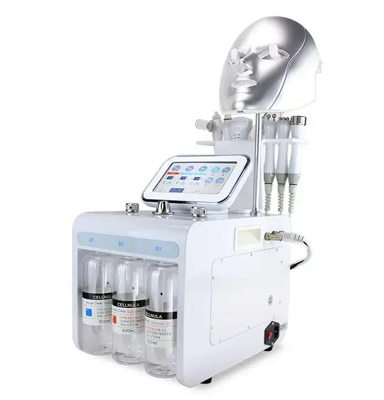 

Multifunction H2O2 8 In 1 Deep Oxygen Spray BIO Lift Scrubber Aqua Peeling Dermabrasion Oxygen Bubble Machine For Salon