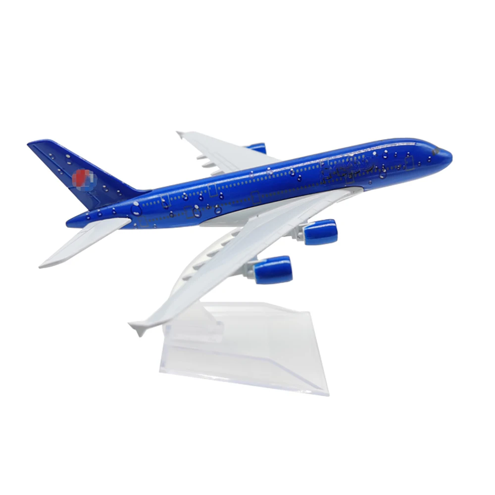 

1/400 Scale Aircraft A380 16cm Alloy Plane Model Toys Children Kids Gift for Collection