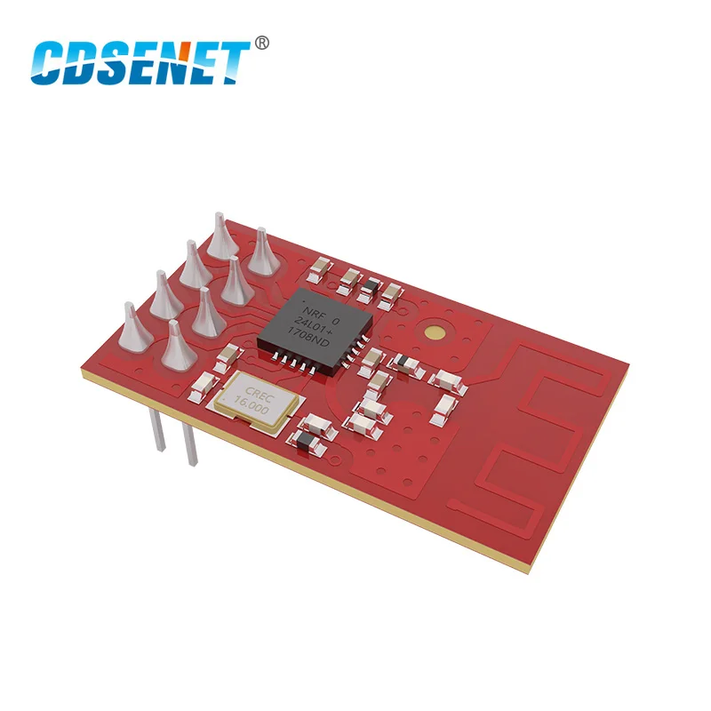 

2.4GHz nRF24L01 RF Module Wireless Transceiver CDSENET E01-ML01D SPI nRF24L01P 2.4 GHz Transmitter and Receiver for Arduino