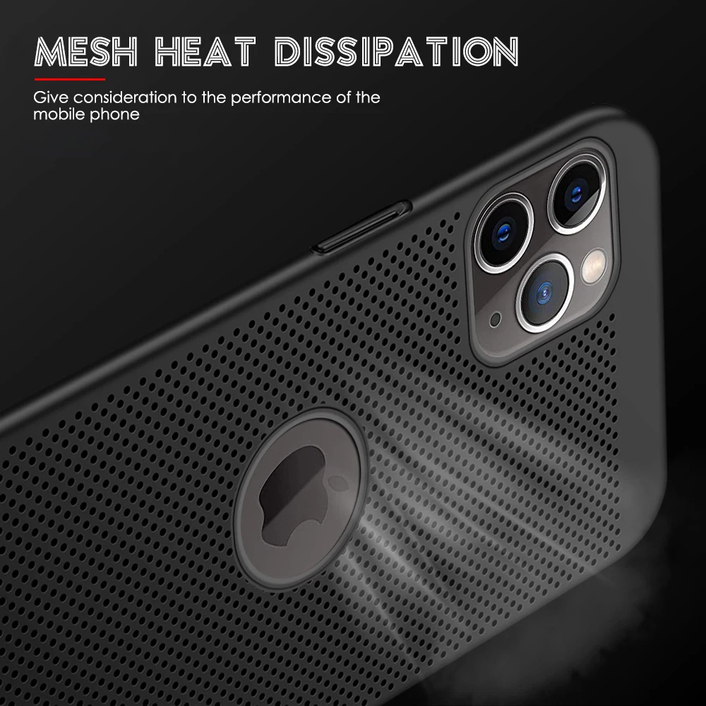 Ultra Slim Phone Case For iPhone 12 13 11 14 Pro Max Mini PC Heat Dissipation Cases For iPhone X XR XS MAX 7 8 6 6S 14 Plus SE