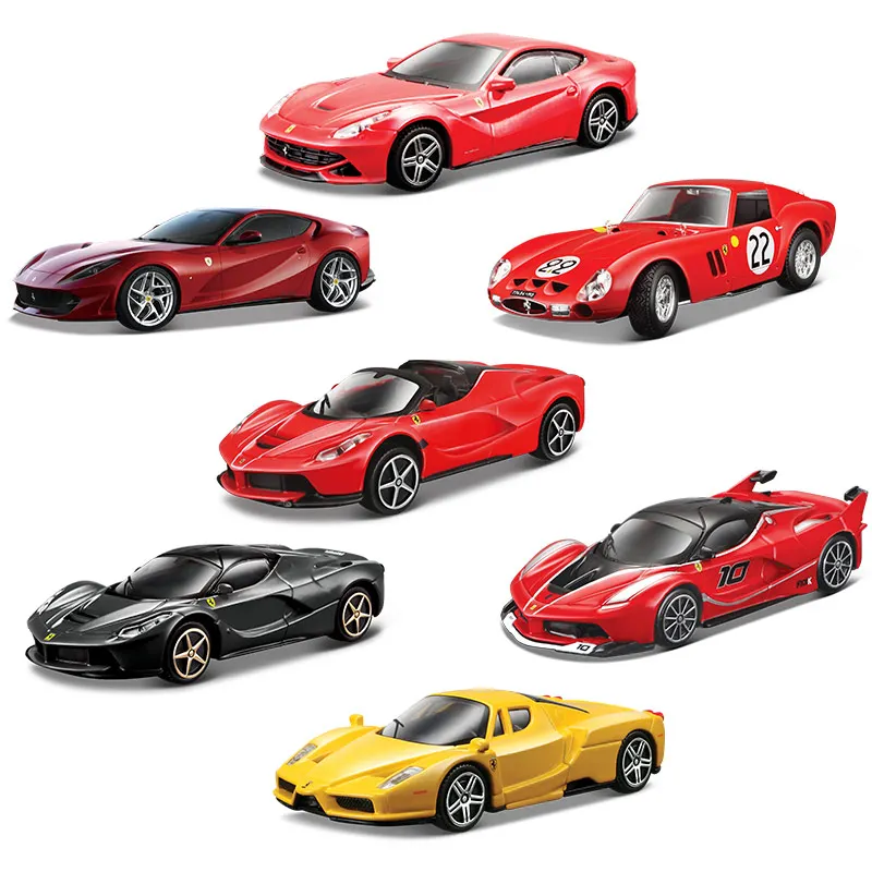 Bburago 1:43 Ferrari 458Ltalia 488Pista 512TR 250GTO  alloy super toy car model For with Die-cast mini collection