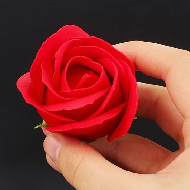 10/20 Pieces Soap Roses Heads Wedding Valentine\'s Day Present Decorative Flower Wall Diy Gifts Box Home Decor Artificial Flowers