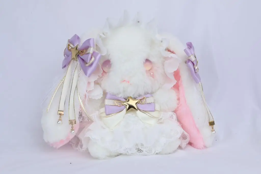 Original hand for Lolita rabbit bag Xiong Bao cute girlfriend birthday present jk bowknot bag