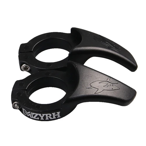 Imagen 1 del producto 1 par de manijas antideslizantes de plástico ligero y Kit de anillo de bloqueo con mango de fuerza para pulgar de bicicleta de montaña