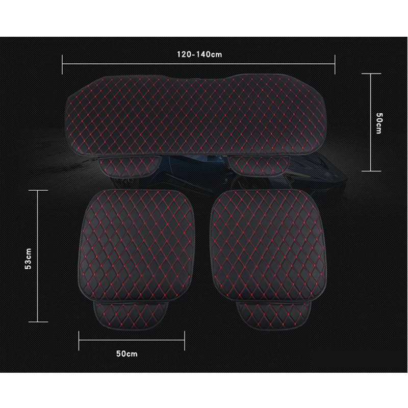 PU Leather Car Interior Seat Cushion Cover For Volkswagen VW Passat B6 B5 B7 B8 Golf 4 5 7 6 Polo Opel Astra J H Insignia Corsa