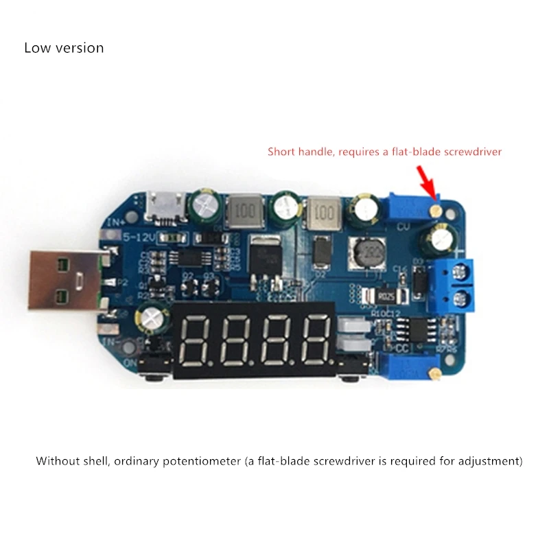 15W USB adjustable buck-boost power supply charging module 5V to 3.3V9V12V24V30V router DP2