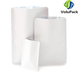 Heat Seal Kraft Paper Bags Recyclable  Packaging Bags Open Top Food Pouches Eco-friendly Aluminum Foil Mylar Coffee Bags