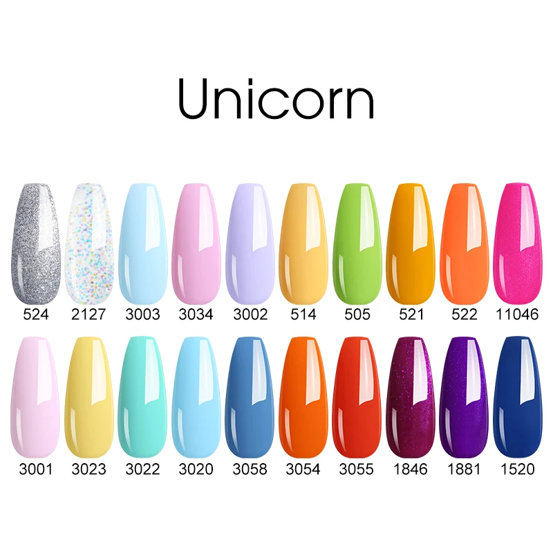 Arte Clavo 20PCS Gel Nail Polish Set Glitter Semi Permanent Hybrid Gel Varnish Need Base Top Coat Nails Art Nail Polish Kit