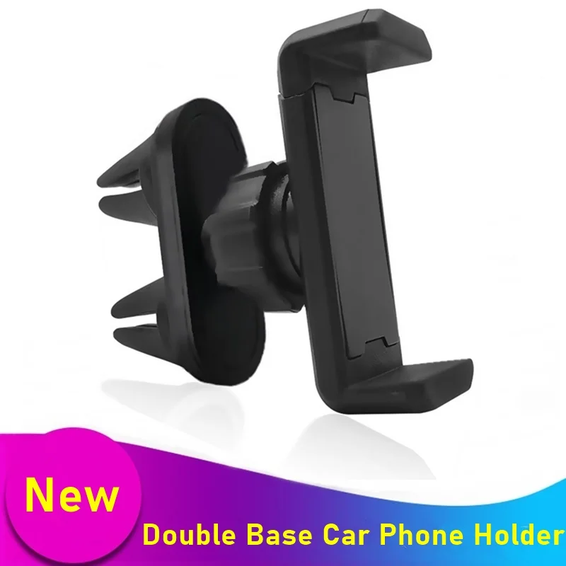 Universal Car Phone Holder 360 Rotate Air Vent Stand In Car For Iphone 15 14 13 Pro Max Samsung Support Portable Pour Voiture