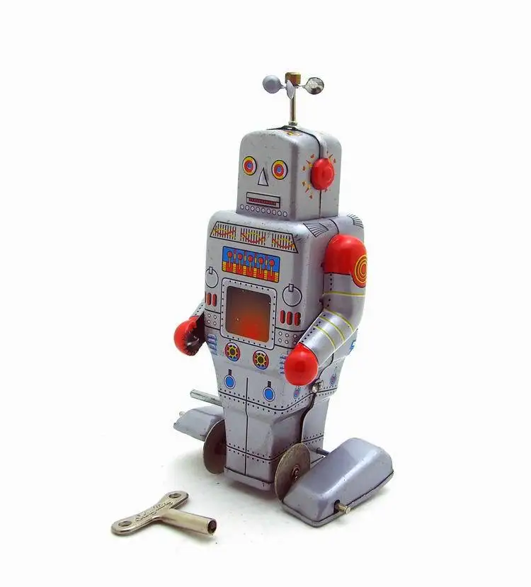 

Ms372 robot nostalgic toy furnishings props retro toys TinToy tin toys wholesale