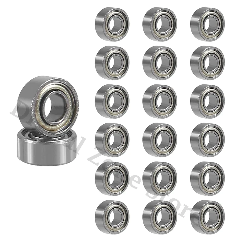 20Pcs 683ZZ Ball Bearing 3mm x 7mm x 3mm Dual Sided Deep Groove High Carbon Steel Z1 Bearings