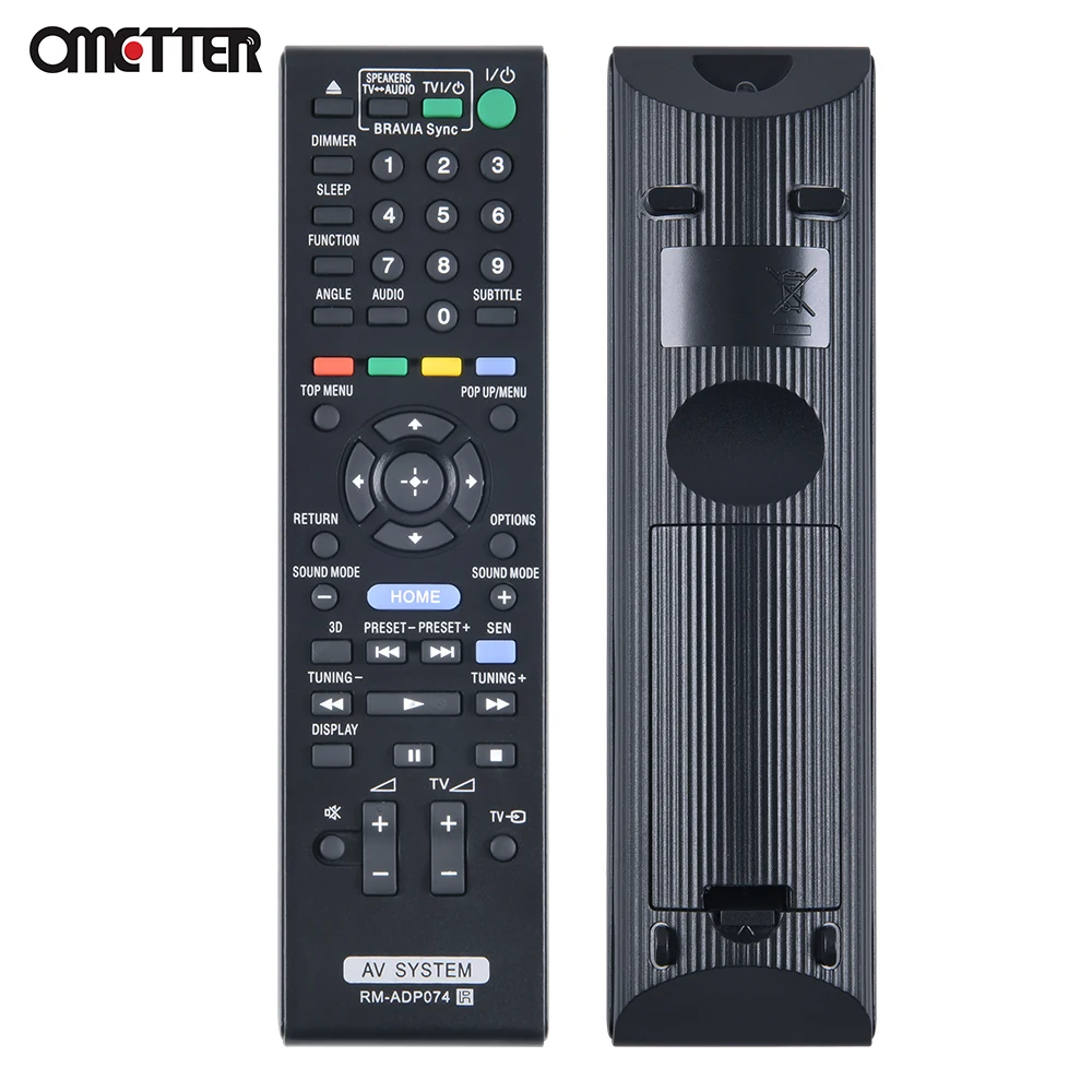 Controle Remoto Home Theater System, Adequado para Sony RM-ADP074, RM-ADP072, BDV-E290, BDV-N990W, BDV-E190, HBD-N990W,