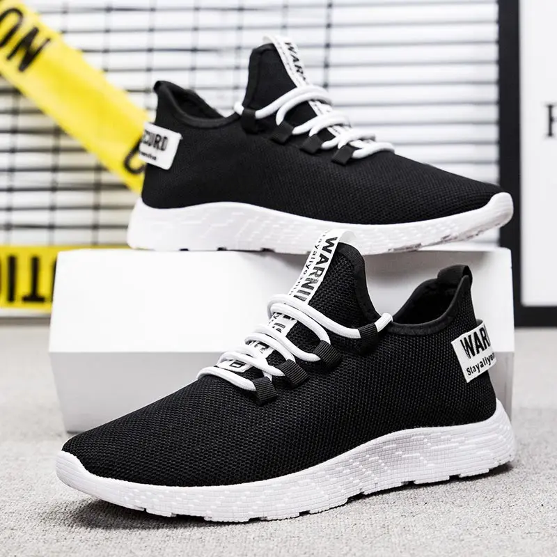 Summer Sneakers Male Running Shoes for Men Footwear for Sport Shoes Sports Sneakers Black Yellow Trainers Giay Gym Tennis B-352