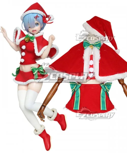 

Re: Life In A Different World From Zero Rem Christmas Girls Party Dress Adult Halloween Suit Outfit Cosplay Costume E001