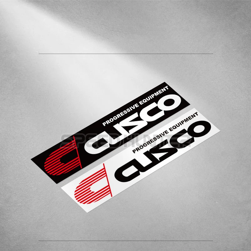 ملصقات تزيين سيارات السباق على شكل قاطرة ودراجة نارية شارات خاصة بمعدات كوسكو اليابانية المعدلة #1