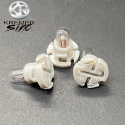 10pcs T4 Bulbs Lamps for Audi Mercedes Benz BMW Opel Volvo Dashboard Instrument 12V 1.4W Grey Base