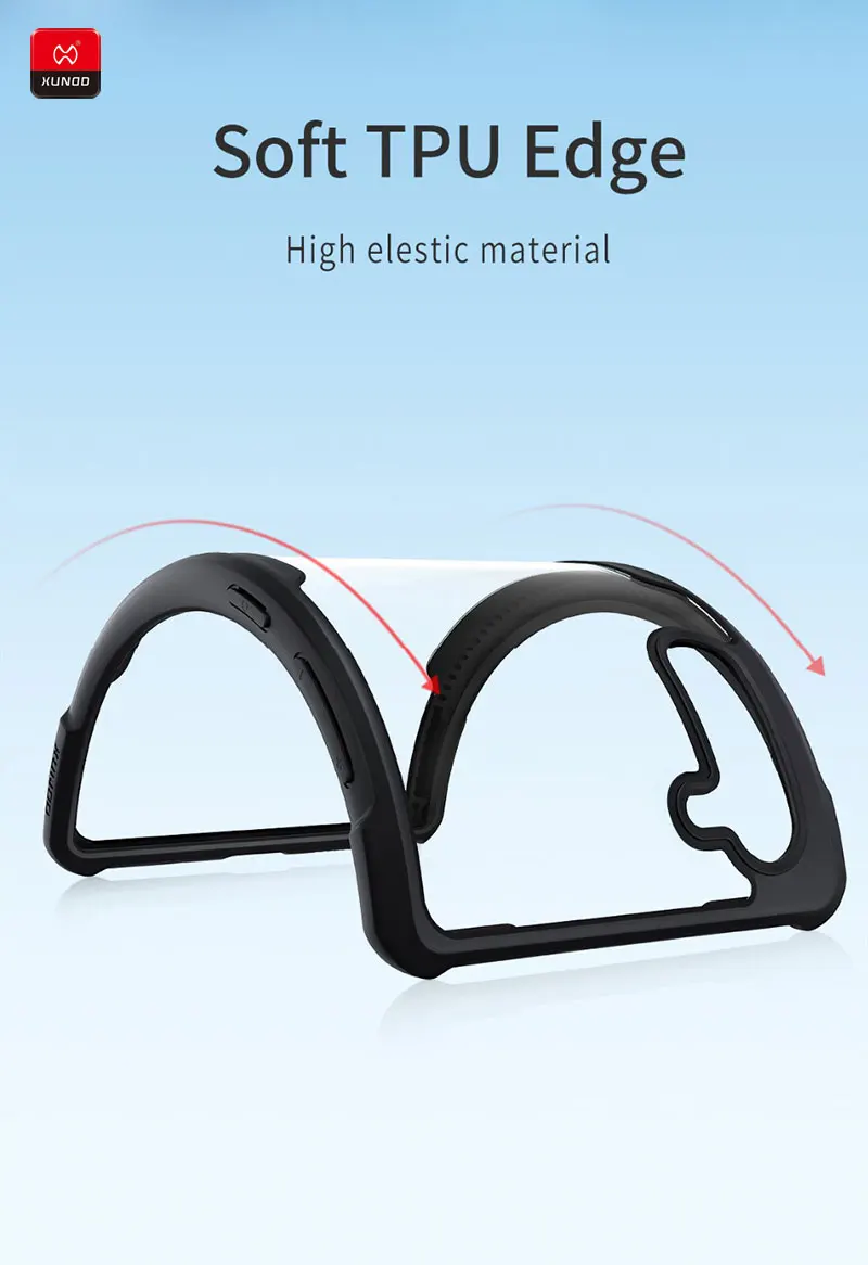 XUNDD Luxury Transparent Case New For Samsung Galaxy Note 8 9 10 Plus 20 Ultra Phone Silicone 360 Shockproof Protector Back Case