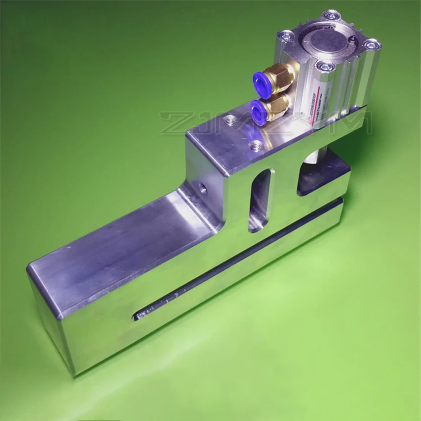 Punzonadora neumática alargada de D-150, máquina de perforación neumática de orificio redondo de 150MM para bolsas de plástico, 0,3 ~ 0.8MPa