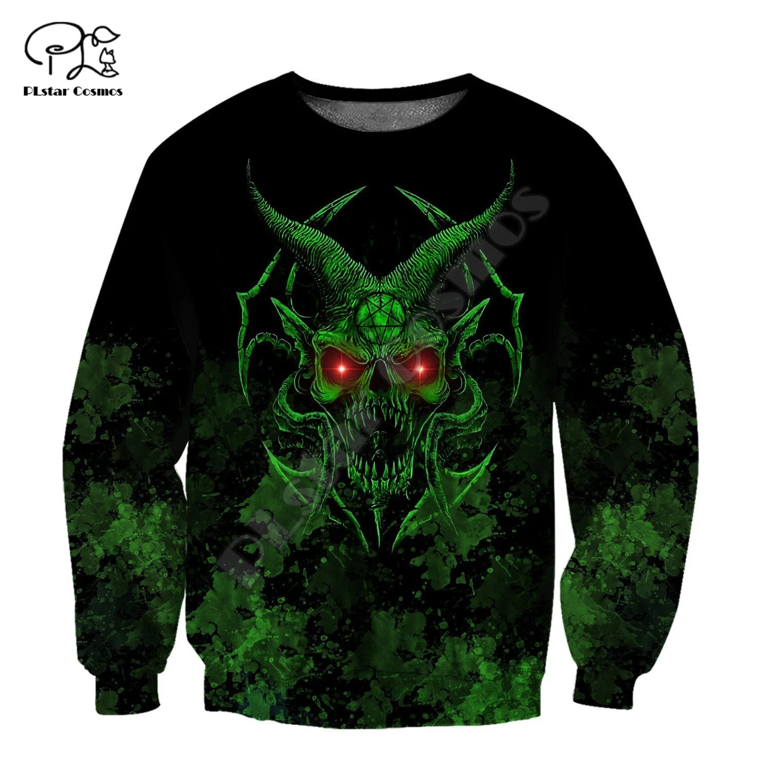 PLstar Cosmos-Survêtement gothique fantôme pour hommes et femmes, Hoodies drôles Harajuku, Skull Reaper, Helloween, Vintage New Fashion, 3D Print, N23