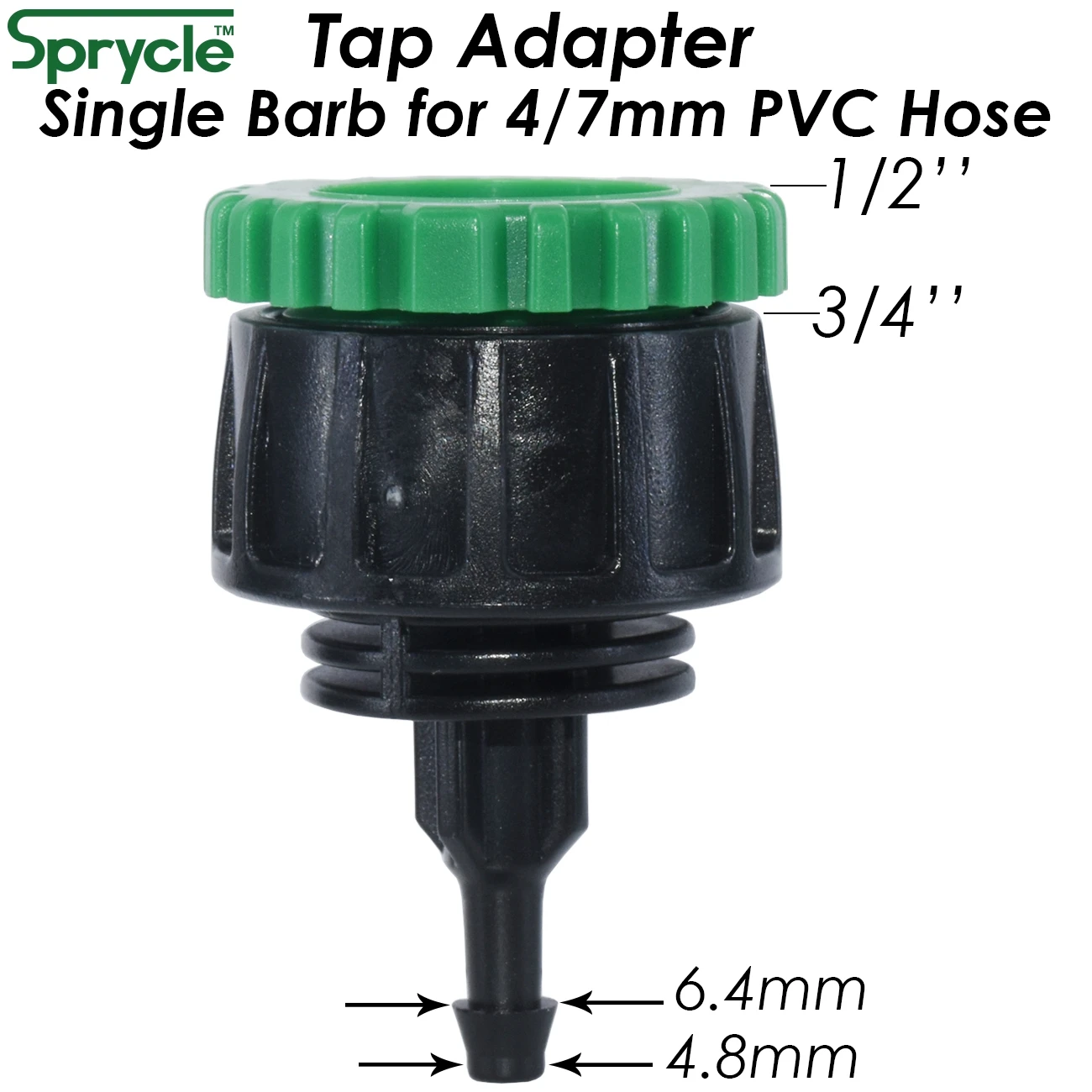 SPRYCLE 10m-50m 4/7mm Garden Watering PVC Hose 1/4'' Micro Pipe Tubing Drip Irrigation Balcony Sprinkler Lawn Flower Plant