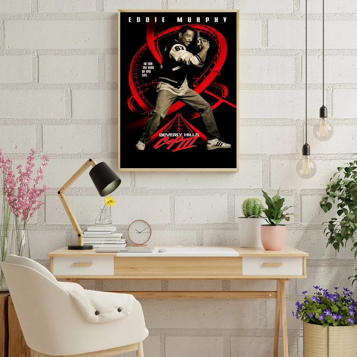 Beverly Hills Cop 3 Classic Movie Poster Canvas Print Home Decoration Wall Painting ( No Frame )