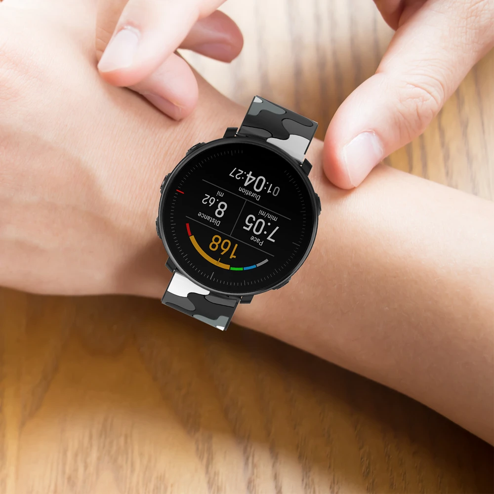 ซิลิโคนสำหรับPOLARกรวดX/Vantage Mสมาร์ทนาฬิกาเปลี่ยนอุปกรณ์เสริมสำหรับPOLAR IGNITE Correa