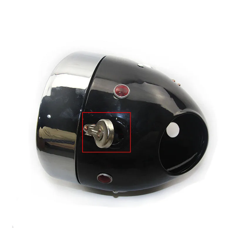 SCL Racing Ural CJ K 750 Retro Vintage Motorcycle Headlight Lock Rain-proof Cover For Ural M72 case BMW R50 R1 R12 R 71