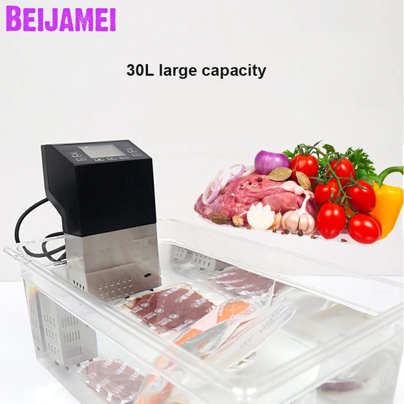 BEIJAMEI Commercial Immersion Circulator Sous Vide Slow Cooker 1500W Low Temperature Molecular Vacuum Accurate Cooking Machine