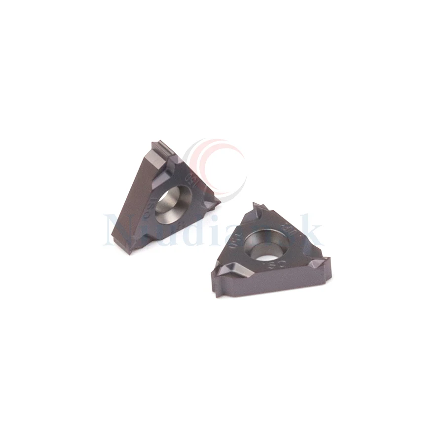 10Pcs 16ER 100ISO 16IR 200ISO Carbide Draaibank Draaien Insert Geschikt Voor Algemene Bewerking Van Staal Roestvrij Staal En Gegoten ijzer